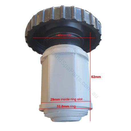 Waterway 1" / 25mm On / Off Valve - Heater and Spa Parts