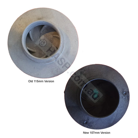 Waterway 1.5/3HP(USA) Executive Pump Impeller - 115mm or 107mm - Heater and Spa Parts