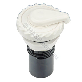 Waterway 1" Scalloped Air Control Venturi - White - 67mm - Heater and Spa Parts