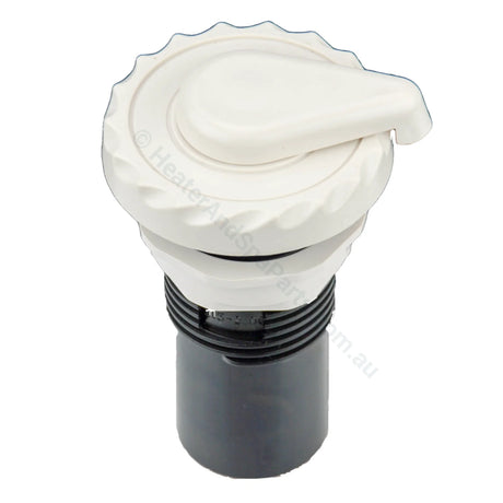 Waterway 1" Scalloped Air Control Venturi - White - 67mm - Heater and Spa Parts