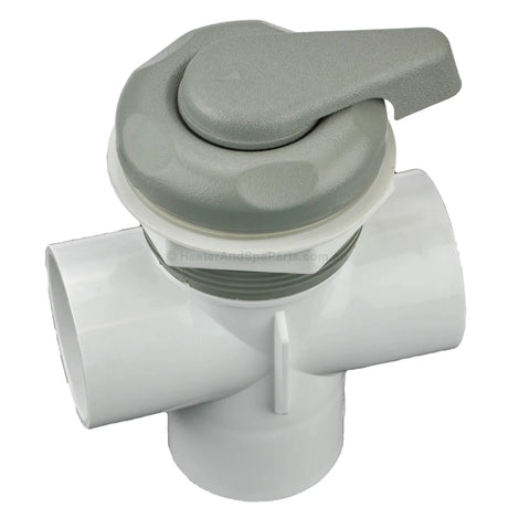 Waterway 2" Spa Jet Diverter Valve - 50mm - Scalloped Grey - Heater and Spa Parts