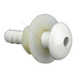 Waterway Button Air Injector / Air bleed return fitting - White - Heater and Spa Parts