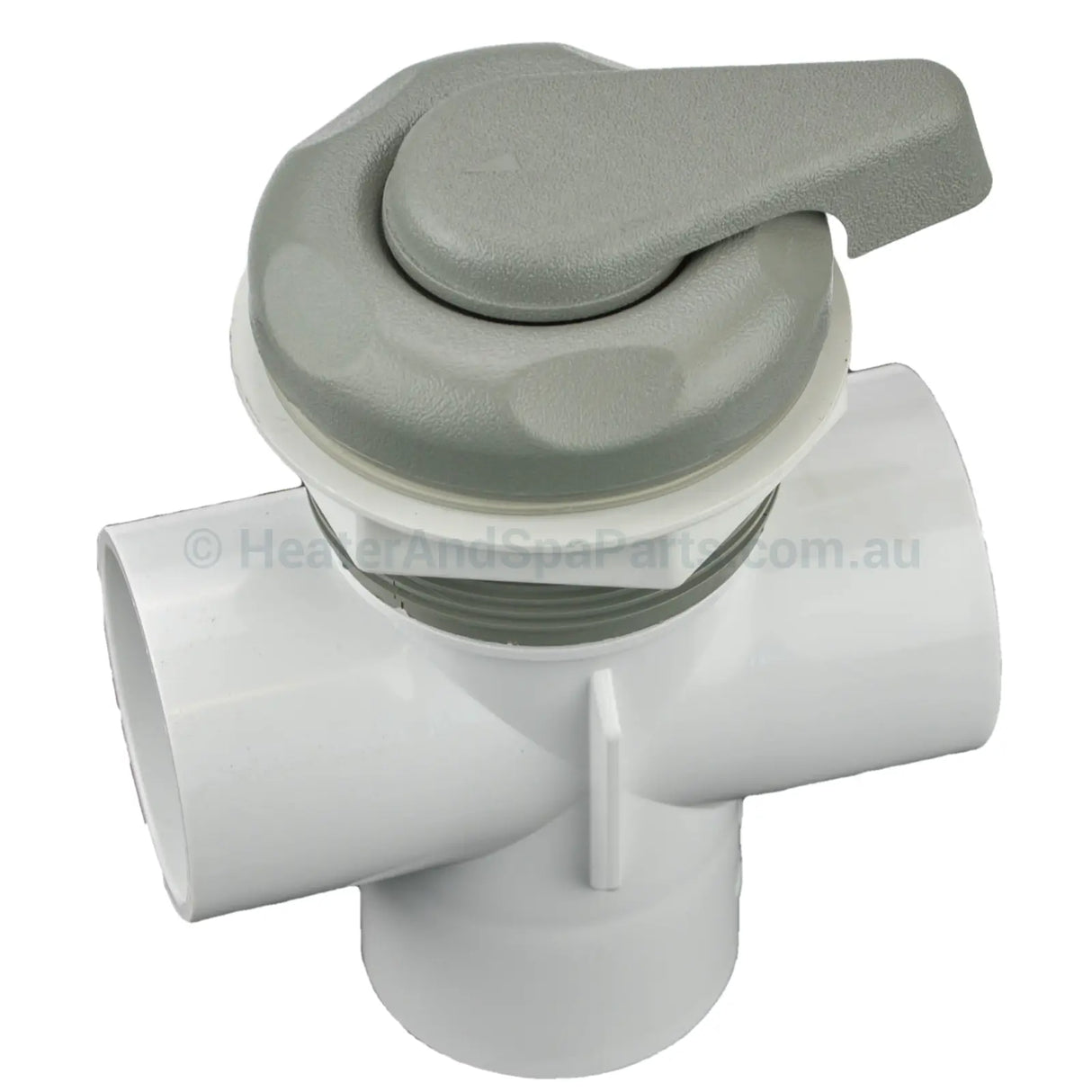 Waterway Buttress 50Mm / 2’ Spa Jet Diverter Valve Kit & Spare Parts Grey - Textured Complete