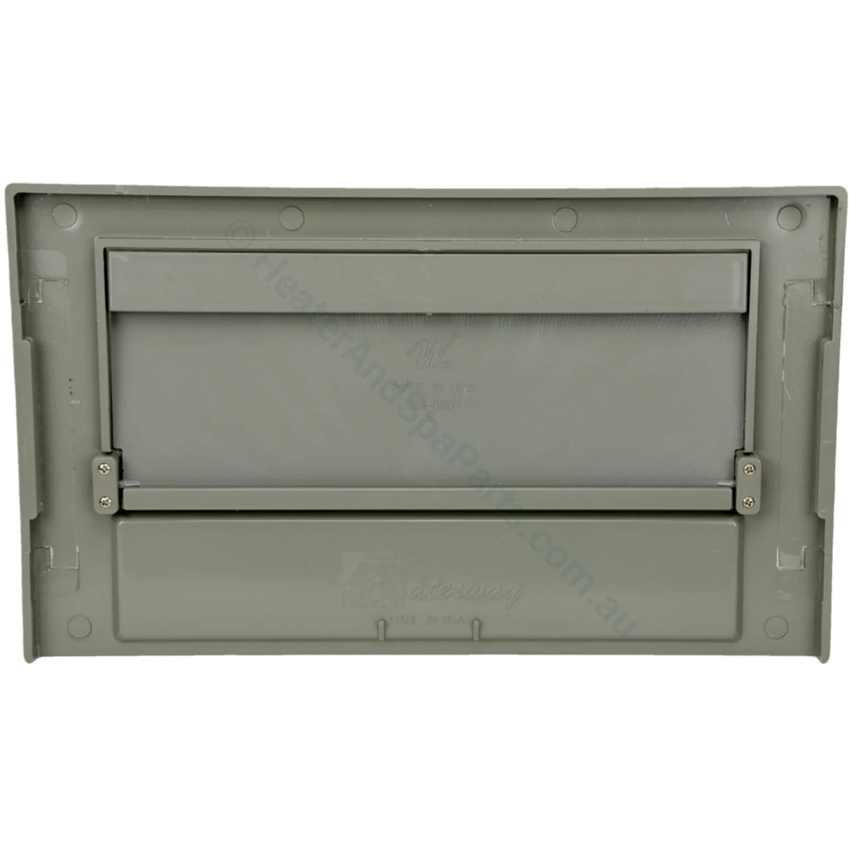 Waterway Front Access 100 SqFt Filter Front Plate & Weir Door Assembly - Grey - Heater and Spa Parts