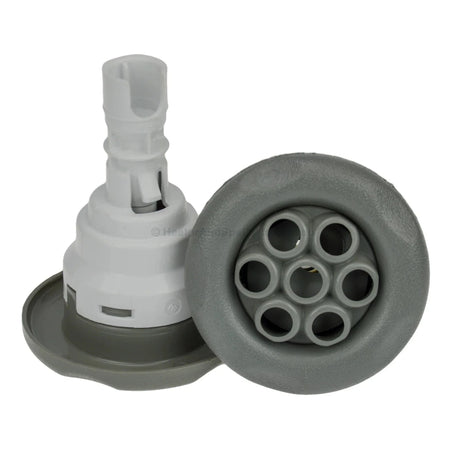 Waterway Poly Storm 5 Point Scallop - Massage - Grey - Snap-In - 86mm - Heater and Spa Parts