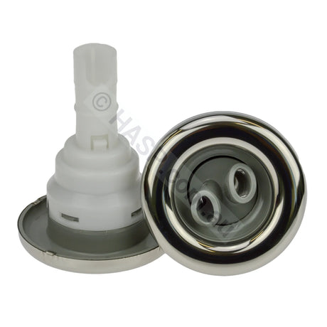 Waterway Poly Storm Jet - Twin-Roto - Stainless - Snap-In - 90mm - Heater and Spa Parts