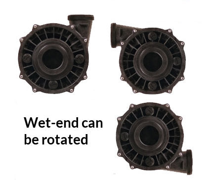 1.5 Hp Maxi-Flow Single Speed Spa Pump Replacement - Q6882 / Q6802 8152Stk-A20 204015 204016