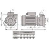 Wp300-Ii 3.0Hp - Lx Whirlpool Two-Speed Jet Booster Pump Pumps