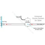 XL-80 Ozone Generator (aka Sundance Spas CD Aqua) - Sapphire and others - Universal - Heater and Spa Parts