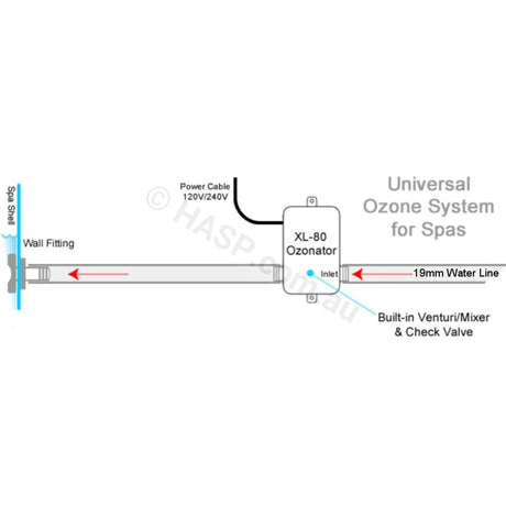 XL-80 Ozone Generator (aka Sundance Spas CD Aqua) - Sapphire and others - Universal - Heater and Spa Parts