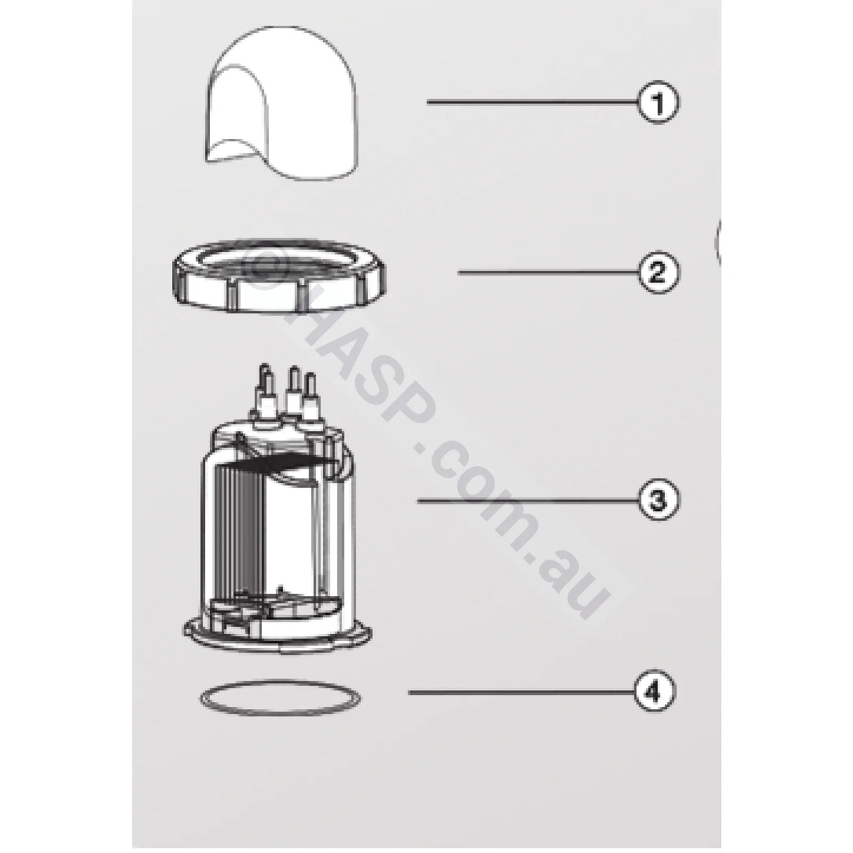 Zodiac Ei Cell Locking Collar / Locking Ring - W043670 / R0768200