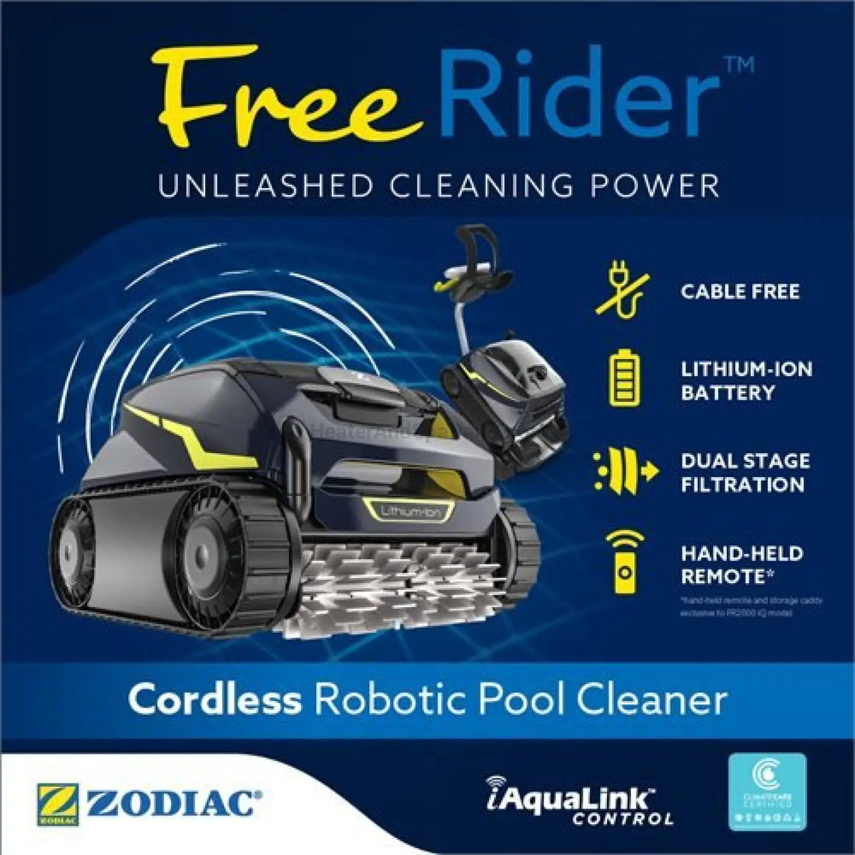 Zodiac Freerider Fr 2000 Iq Robotic Pool Cleaner Vacuum