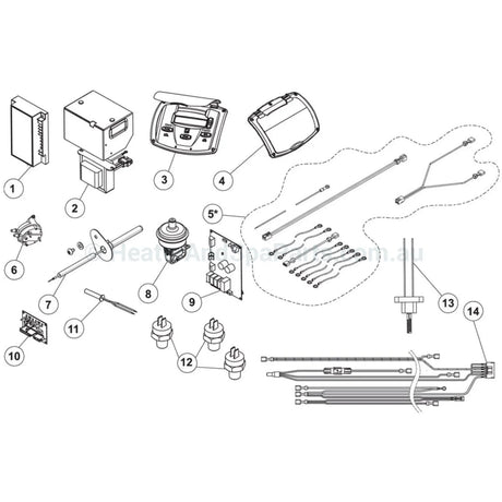 Electrical Parts - Zodiac Jxi Gas Heater