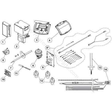 Electrical Parts - Zodiac Jxi Gas Heater