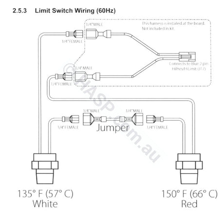 Zodiac Jxi / Astralpool Ixi High Limit Temp Sensor Kit