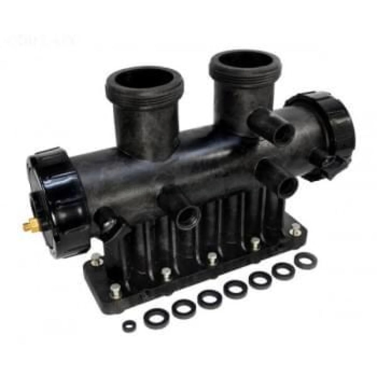 Zodiac LRZ / Jandy Lite 2 - Legacy Gas Heater - Inlet Outlet Manifold Header Assembly - Heater and Spa Parts